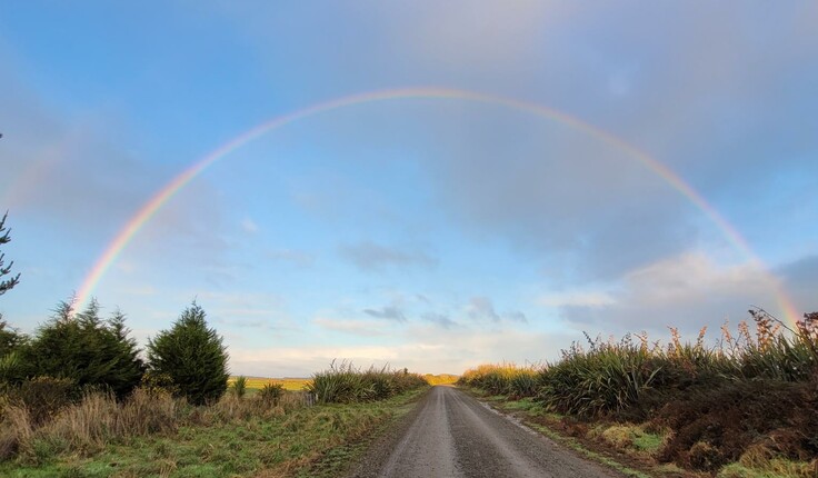 New Beginnings - a Rainbow over Southland Credit : Lori Keller-Coughtrey