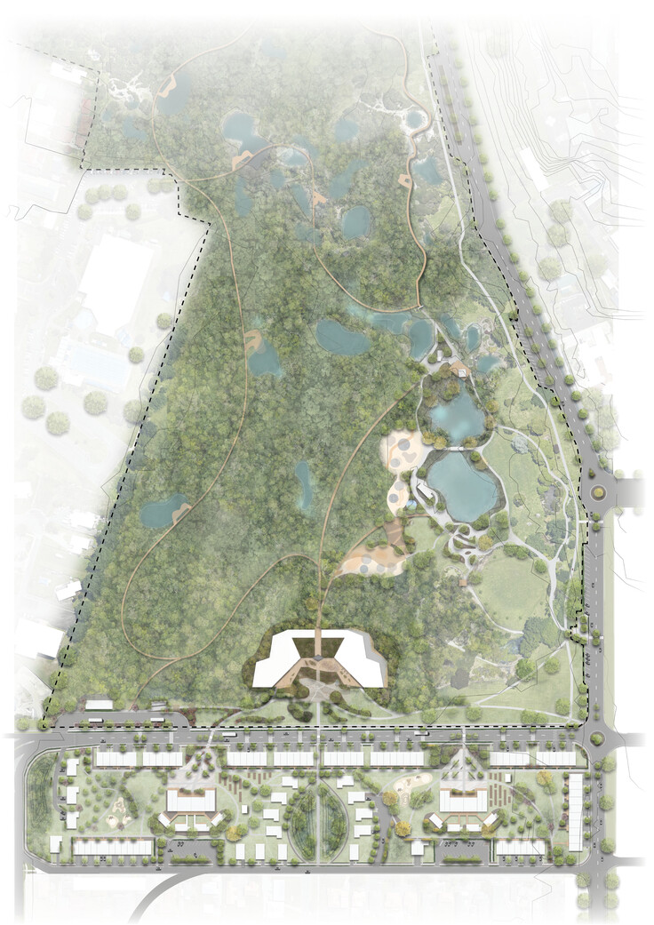 Intermediate plan - 30 year vision for Kuirau Park and proposed papakāinga housing development