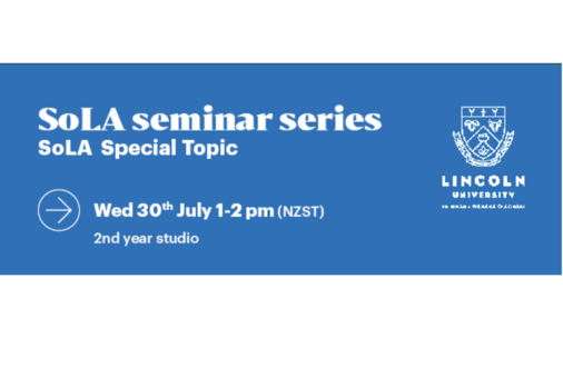 SoLA Seminar (Hybrid): Landscape as Legacy: Reflections and Learnings From 60 Years of Landscape Practice by Frank Boffa