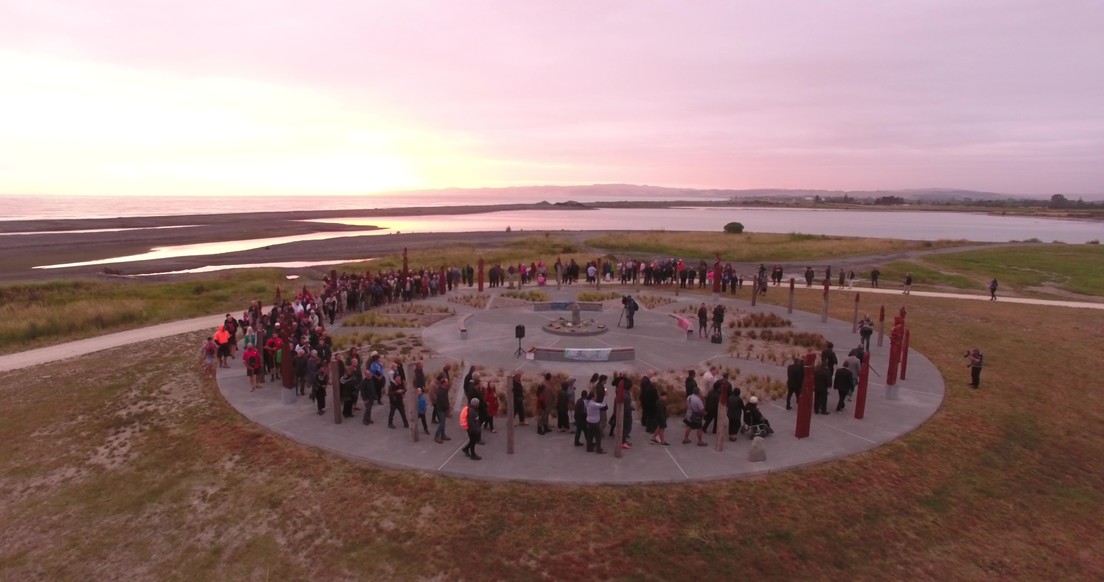 Ātea a Rangi, official opening at dawn on the summer solstice, 2017