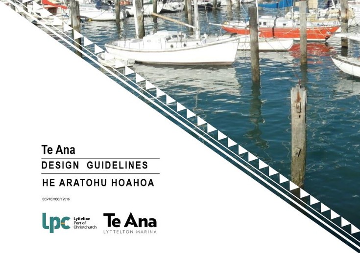 The Te Ana Design Guidelines considered the ‘look and feel’ of the future development of Te Ana with the overarching design principles focused on placemaking; heritage and context; accessibility; quality; and sustainability.