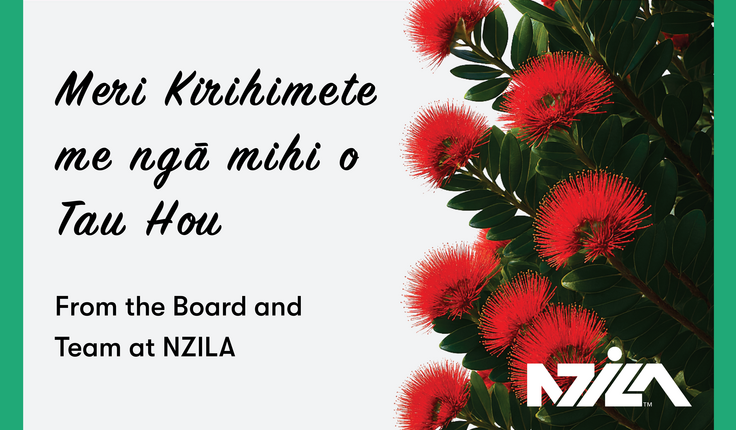 Meri Kirihimete me ngā mihi o Tau Hou from all of us at NZILA