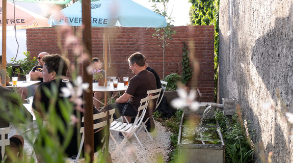 Richard Neville had to navigate a tricky site to create the stunning garden.