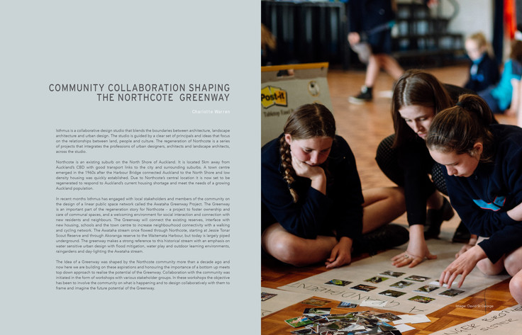 X-Section Journal - Collaborate. 
Community collaboration shaping the Northcote greenway.