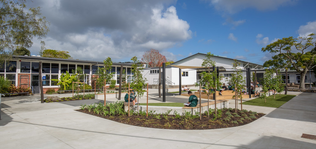 Glen Eden Intermediate Courtyard | New Zealand Institute of Landscape ...