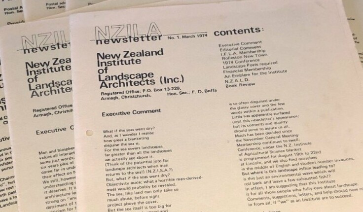 The NZILA Newsletter which launched in March 1974.