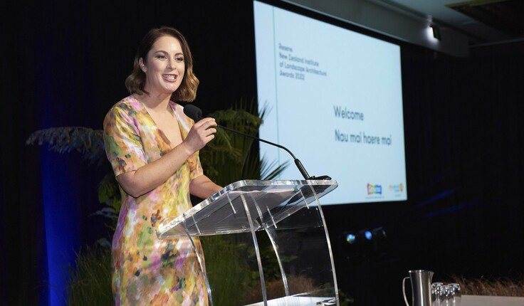 Melissa Stokes was the MC for the awards gala dinner.