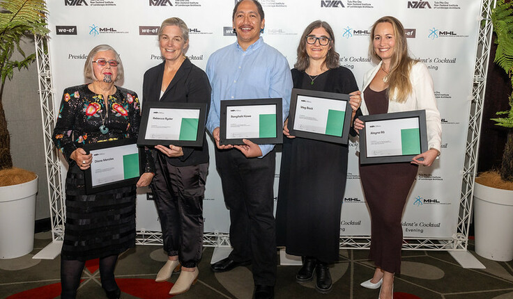 NZILA 2024 President's Award Winners (Martha Dravitzki, Henry Crothers, and Len Hetet not pictured)