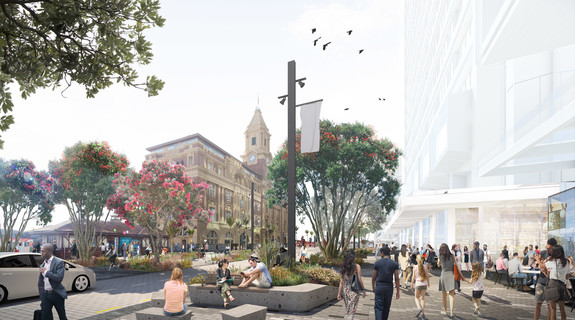 How the finished gardens will look