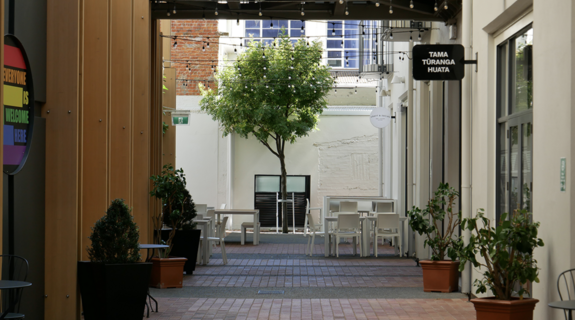 EVERYONE IS WELCOME HERE Opera laneway (Photo credit: Lizzie Burn)