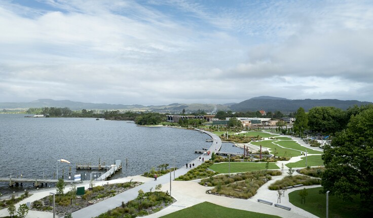 Rotorua Lakefront - Isthmus. NZILA George Malcolm Supreme Award winner 2024