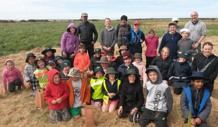 Students at Lincoln Primary School have been learning about planting and landscape architecture.