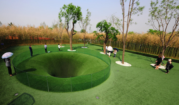The Big Dig in Xi’an, China. This is a project by TOPOTEK1, the company founded by Martin Rein-Cano.