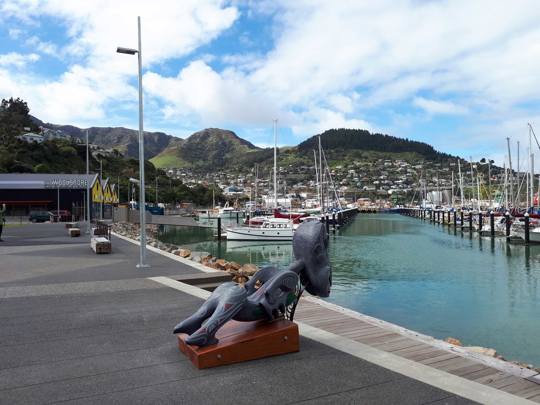 Te Ana, previously known as Dampier Bay, is located on the north side of Lyttelton Harbour. Historically used for port activities, it is a sheltered area near the traditional kāinga of Ōhinehou – significant for local manawhenua, Ngāti Wheke.