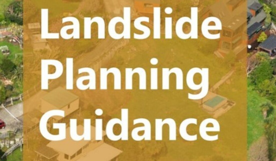 New guidance encourages planners not to let landslide risk reduction
