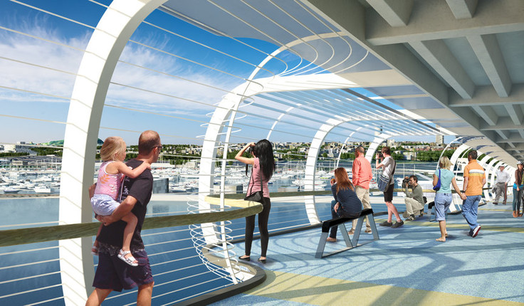 The SkyPath observation deck.  Image credit - Reset Urban Design.