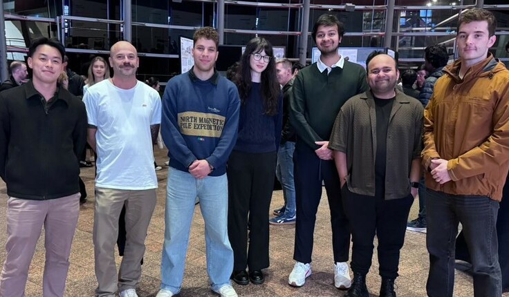 📸 This year's Landscape Architecture students involved: Ekai Chiu - Lincoln; Richie Green, Konstantinos Antonopoulos, Isla Hawkins, Ananda Acharya - VUW; Yas Sharma - Lincoln; Michael Head - Unitec.