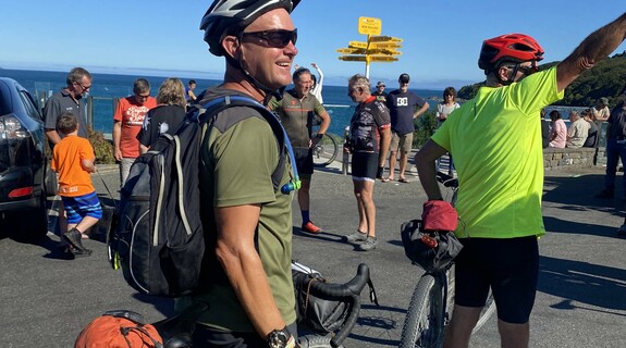 Reaching Stirling Point was part celebration, part relief and all smiles.