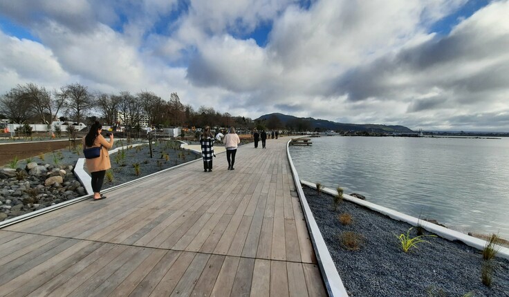The boardwalk has been a hit with locals. Photo credit: Rotorua Lakes Council
