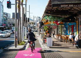 The LandLAB team says improvements  have delivered a holistic public realm upgrade to one of Aucklands most iconic streets. Image credit - LandLAB.