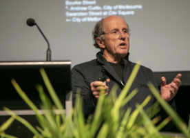 Professor Rob Adams presenting at the 2023 NZILA Firth Conference.