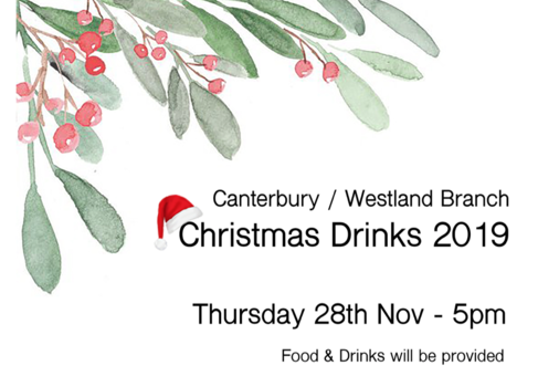 Canterbury / Westland Branch Christmas Drinks