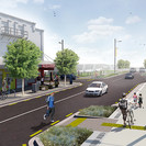 The design narrowed the carriageway and improved walking and cycling connections from Ōtāhuhu Station to the town centre.
More native trees and gardens created a greener town centre.