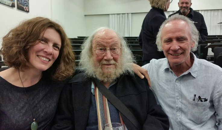 Jacqueline Margetts, Ted Smyth (NZILA Honorary Fellow) & Rod Barnett