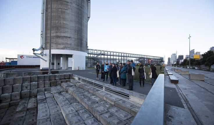 Henry Crothers leads the Walking Tour