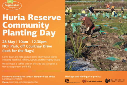 Huria Reserve Community Planting Day