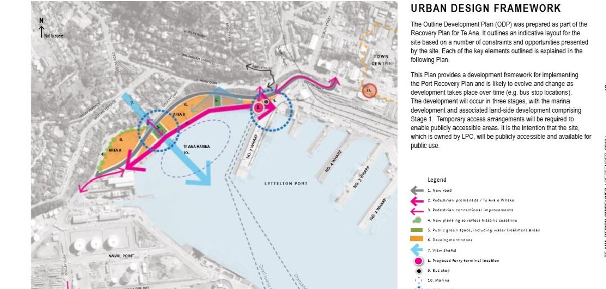 Boffa Miskell prepared a concept masterplan for the site, along with undertaking the detailed design for the first stage of development. This involved the design of the public promenade, key public spaces and car parking areas. The landscape design strategy adopted an integrated approach to maritime industrial character in conjunction with mana whenua cultural design.