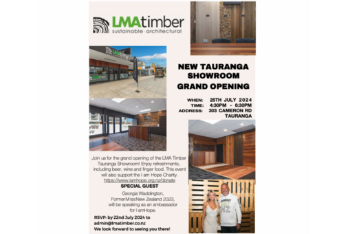 Grand Opening of the new Tauranga LMA Timber showroom