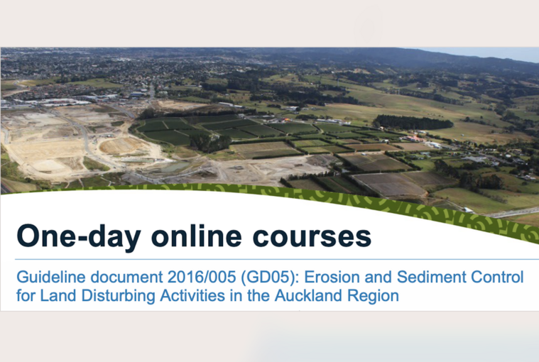 Erosion and sediment control for land disturbing activities New